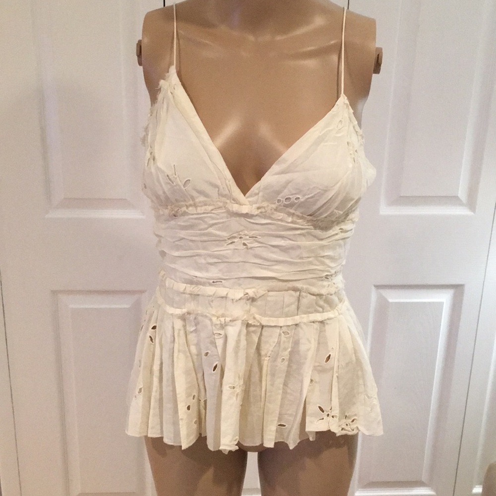 Club Monaco peplum top